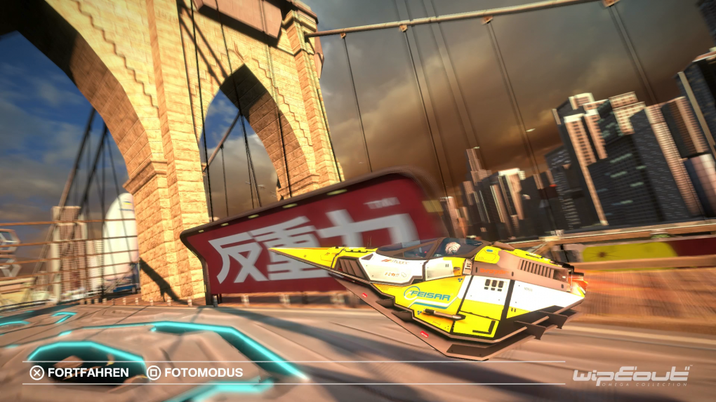 Rennställe: Feisar ist ein alteingesessenes Racing-Team in der Welt von Wipeout. Mit Tigron kehrt ein Sponsor von früher zurück.