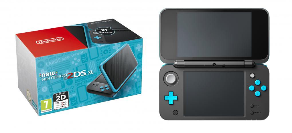 Der New Nintendo 2DS XL und seine Verpackung.