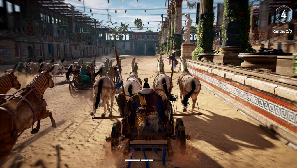 Optionale Wagenrennen sind nur eine von vielen Nebenbeschäftigungen - stupide Sammelgegenstände haben die Entwickler aus dem Spiel verbannt!