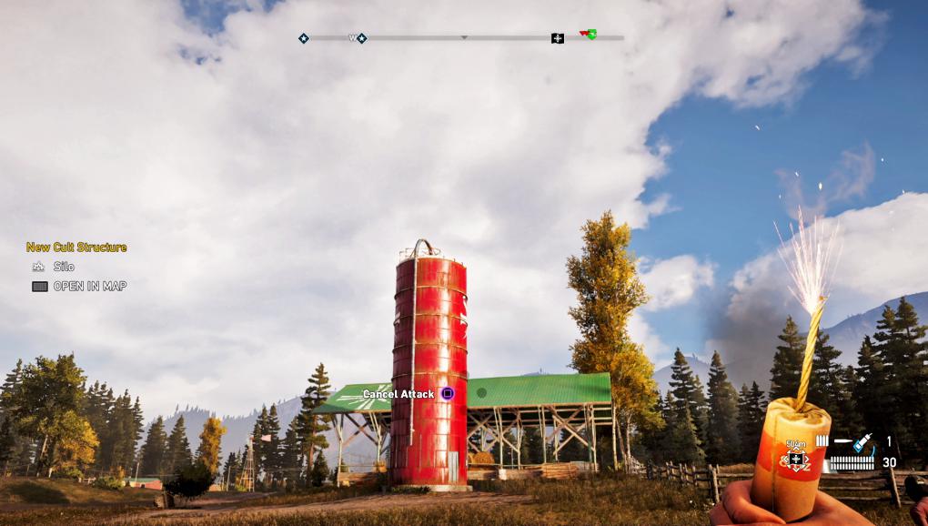 Ohne Sammeln geht’s nicht! So gilt es etwa, diese Benzin-Silos zu finden und zu zerstören. Allerdings wird nicht alles wie früher automatisch auf der Map angezeigt.