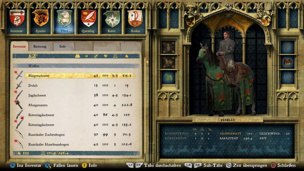 <strong>Kingdom Come Deliverance:</strong> Verbrecher-Guide - Diebesgut erkennt ihr an dem roten Handsymbol. Ab damit zum Hehler ... äh ... Müller!&nbsp;