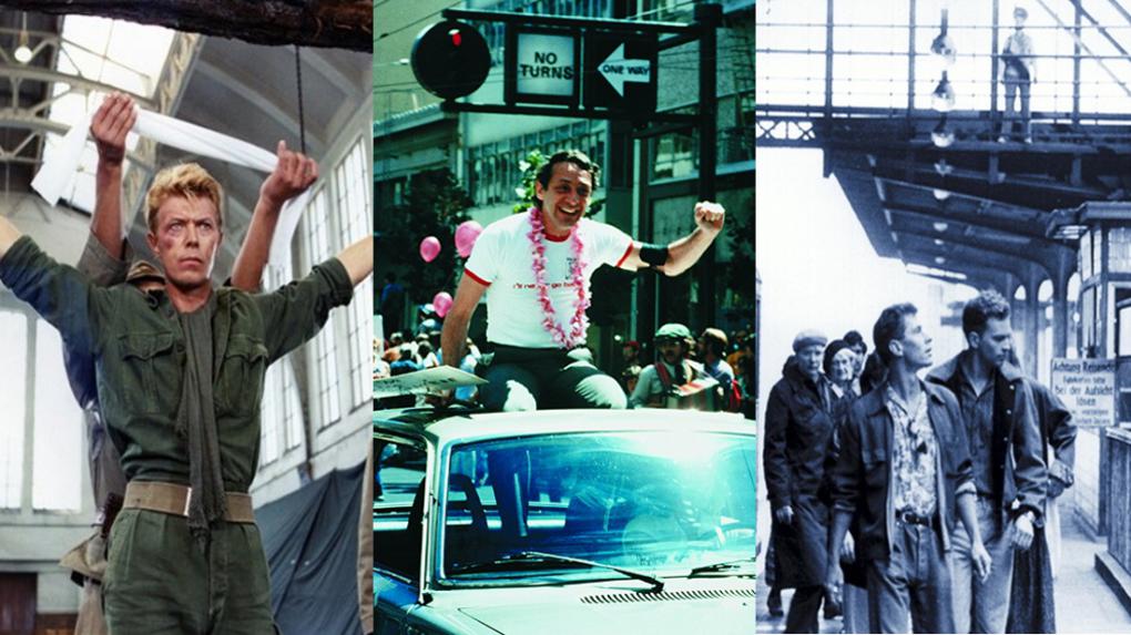David Bowie in 'Furyo' (1983) / Harvey Milk in 'Wer war Harvey Milk?' (1985) / Ein Grenzübergang in 'Westler' (1985)