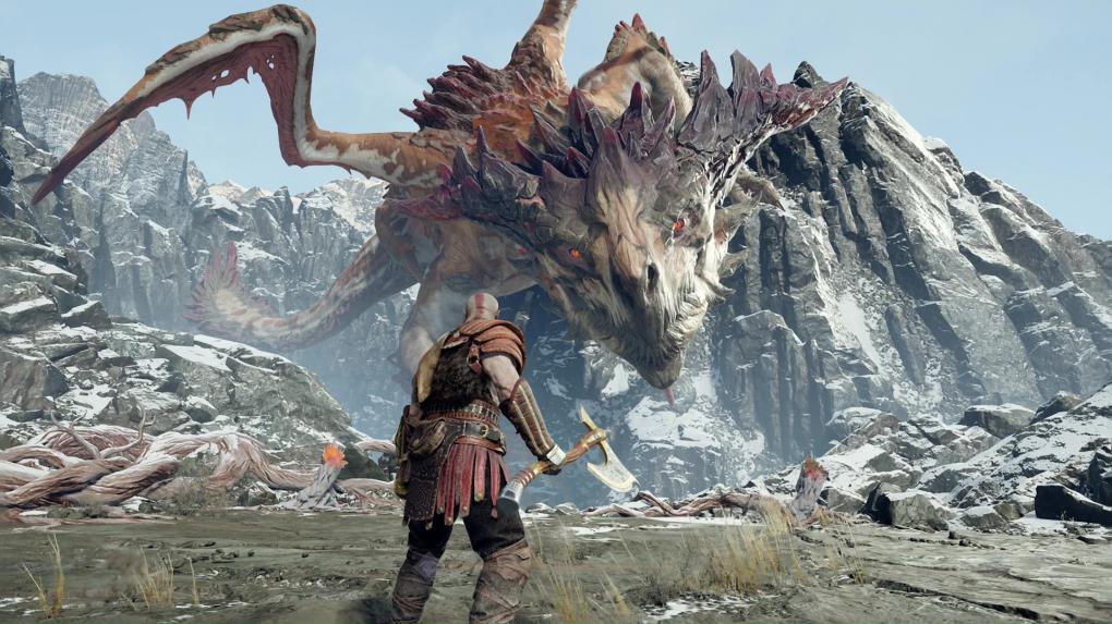 God of War Drache Bosskampf