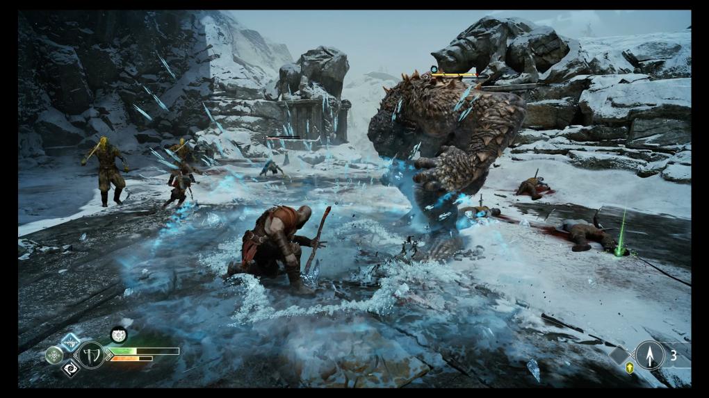 Welche der mächtigen Runenangriffe Kratos verwendet, dürft ihr selbst entscheiden, indem ihr andere Juwelen in seine Axt einsetzt.