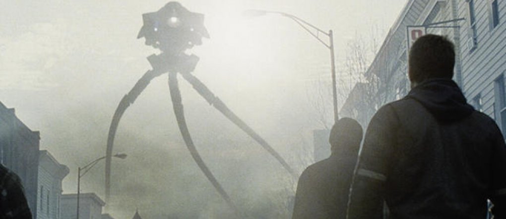 'Der Krieg der Welten' (2005): Während sich die amerikanischen Streitkräfte zurückziehen, machen die Aliens in ihren Kriegsmaschinen Jagd auf Zivilisten.