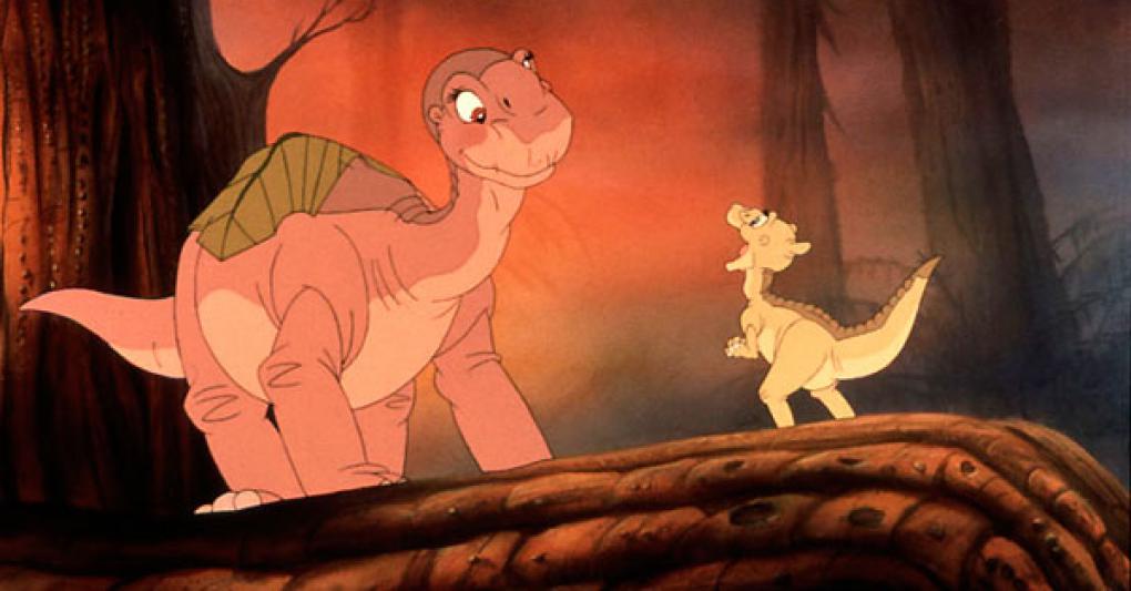 'In einem Land vor unserer Zeit' (1988) - Littlefoot trifft auf seiner Reise neue Freunde.&nbsp;