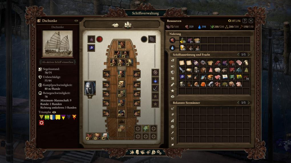 <strong>Pillars of Eternity 2: Deadfire </strong>im Test -&nbsp;Wir haben unsere Dschunke für die finale Reise aufgerüstet, die hiesigen Piraten sind schon lange kein Problem mehr.