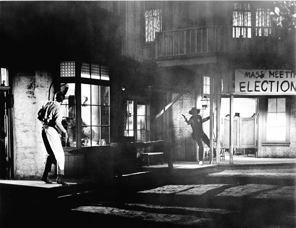 Szenenbild aus 'Der Mann der Liberty Valance erschoss' (1962)