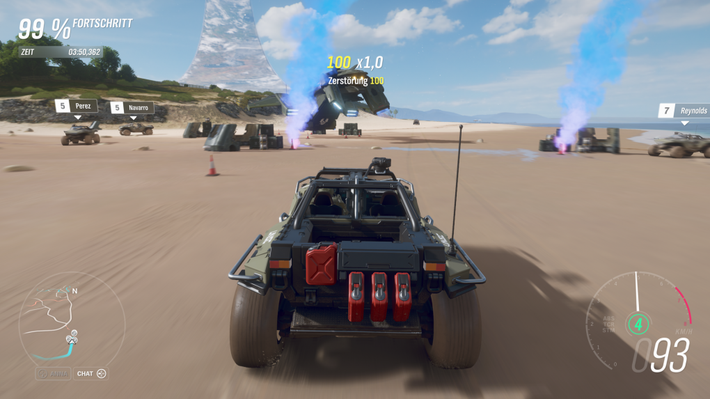 Im spektakulär inszenierten Halo-Experience-Event brettert ihr mit Masterchiefs Warthog über die Spielwelt.