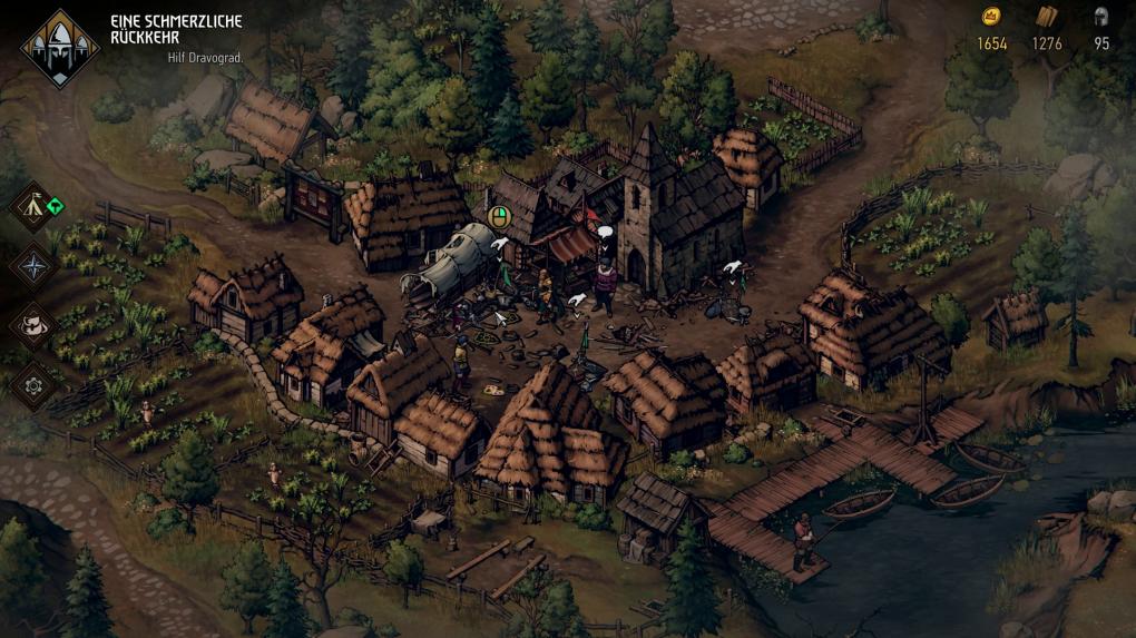 Im Erkundungsmodus steuern wir Meve aus der Draufsicht. Die liebevoll gestalteten Levels sind gepflastert mit sammelbaren Objekten, NPCs und Ereignissen.