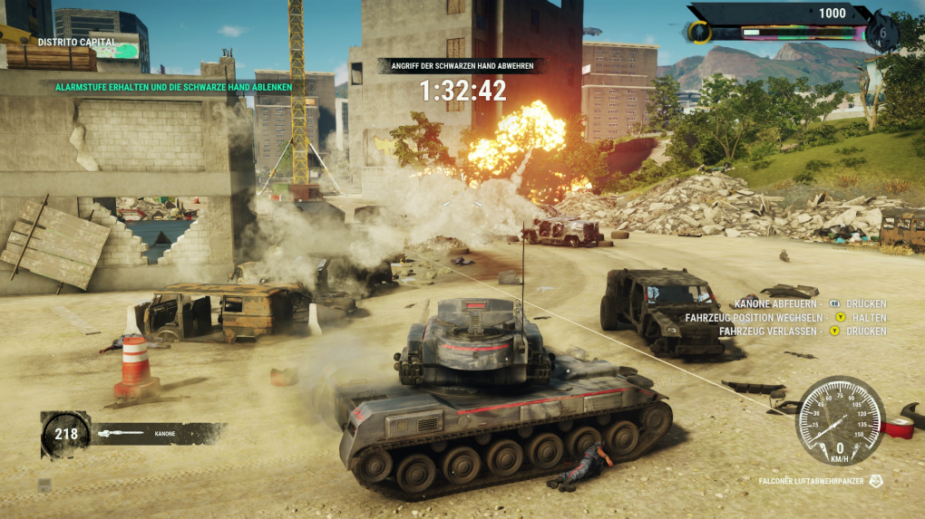 Natürlich macht es Spaß, mit einem Panzer alles in Schutt und Asche zu legen, doch die Missionen sind so arg gestreckt, dass selbst das irgendwann langweilig wird.