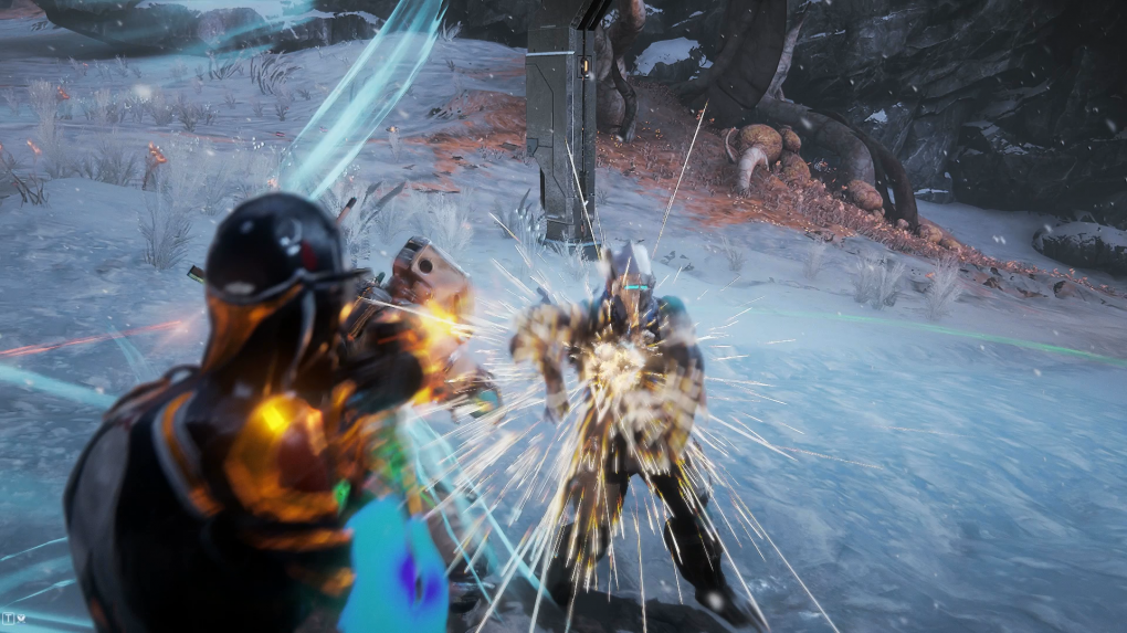 Die Schusswechsel von Warframe sind äußerst gelungen.