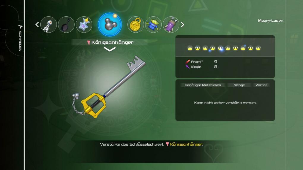 Kingdom Hearts 3 Schlüsselschwerter: Königsanhänger