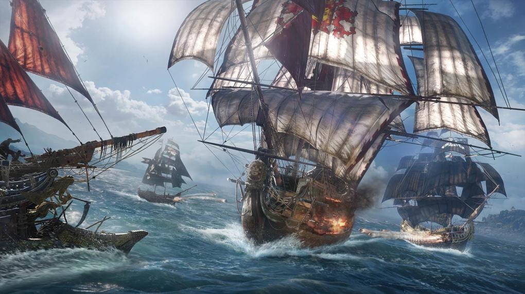 Skull &amp; Bones (2019)<br>
Ubisofts kommendes Freibeuter-MMO Skull &amp; Bones entstammt der Seekriegs-Mechanik von Assassin's Creed 4: Black Flag und stellt realistisch angehauchte, dramatische Gefechte zwischen Piraten im Indischen Ozean des 18. Jahrhunderts in den Vordergrund. Dank verschiedener, ausbaubarer Schiffsklassen, diverser Spielmodi, einer atmosphärischen Open World und zahlreicher Geheimnisse könnte das in diesem Jahr für PC, PS4 und Xbox One erscheinende Spiel zum Piraten-Hit avancieren. Und der Kraken darf natürlich auch hier nicht fehlen.&nbsp;