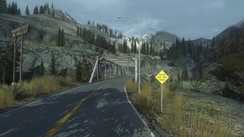 Ein weiteres Bild aus der Open-World-Entwicklungsphase von Alan Wake. <br> &nbsp;