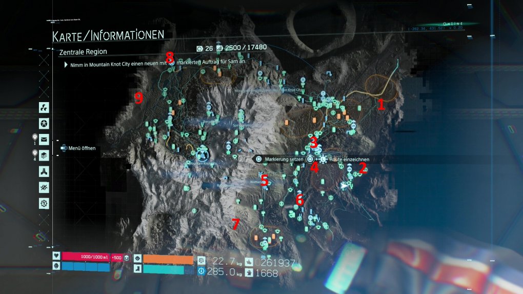 Death Stranding - Cameo-Auftritte in der Zentralen Region.