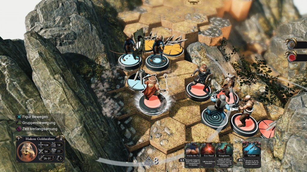 Das Flankieren von Gegnern ist in Wartile essentiell.