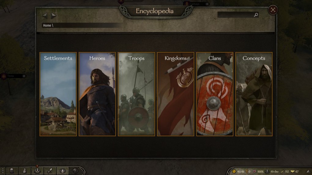 In der Enzyklopädie findet ihr allerhand Wissenswertes über die Welt von Mount &amp; Blade 2.