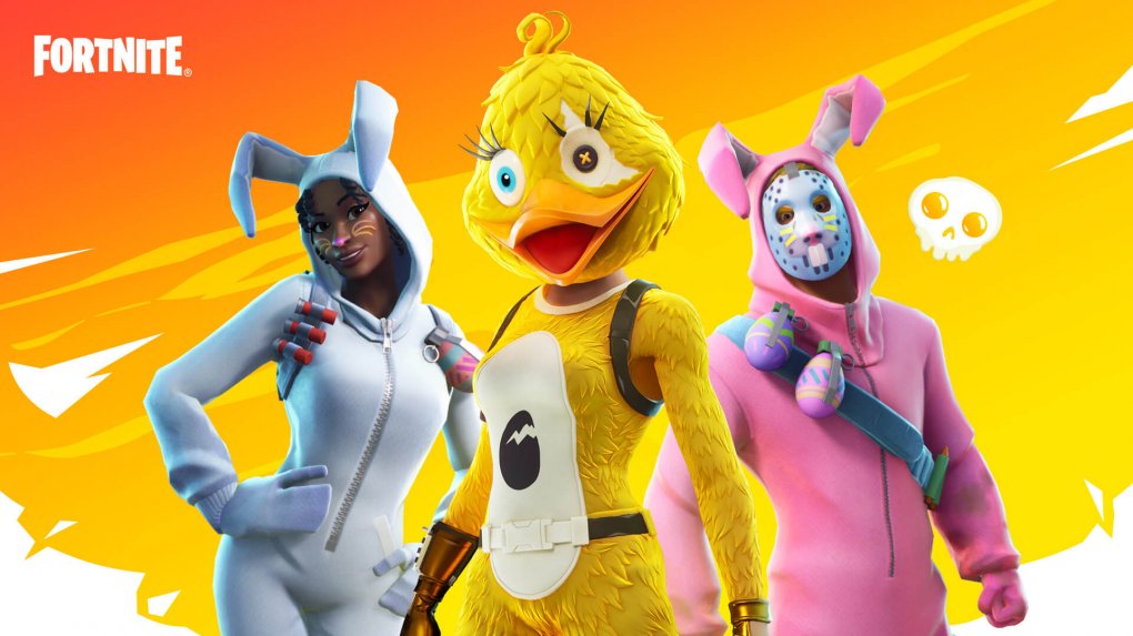 Mit bunten Kostümen wird die vorwiegend junge Fortnite-Spielerschaft bei Laune gehalten.