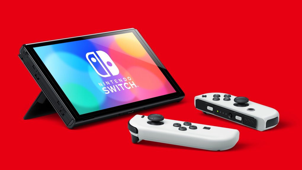 Die Nintendo Switch OLED.
