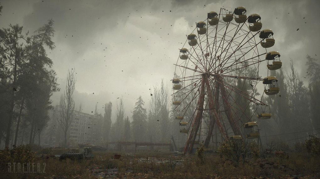 Ein Riesenrad in der verstrahlten Zone in Stalker 2