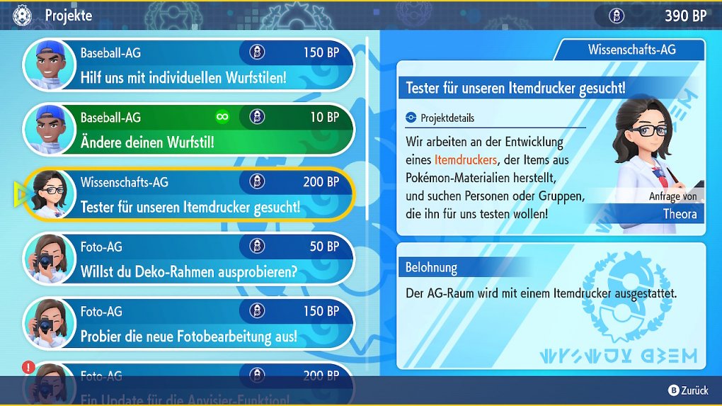 Die Blaubeerpunkte sind eine neue Währung und können gegen bestimmte Inhalte eingetauscht werden.