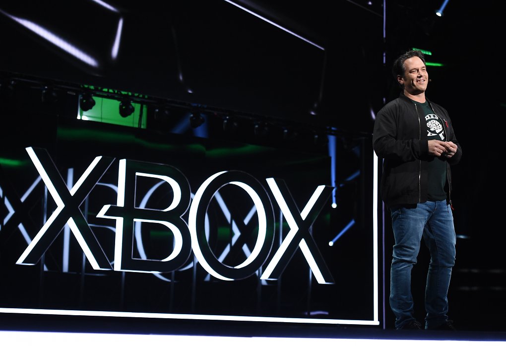 Phil Spencer auf der Bühne