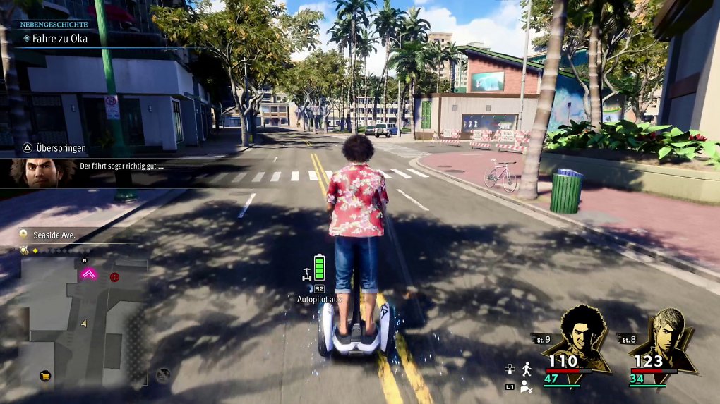 Fahrt auf einem Segway