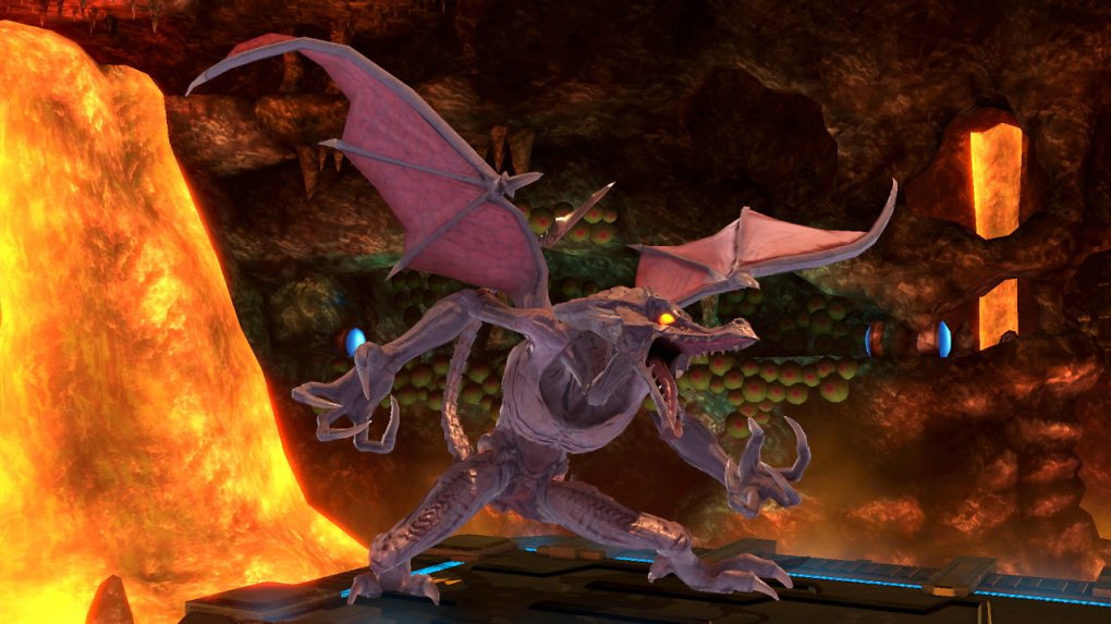 Schreiender Ridley im Design von Super Smash Bros Ultimate