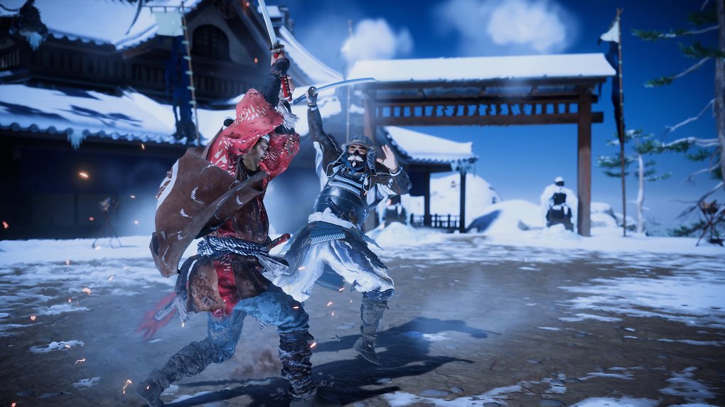 Samurai-Schwertkampf in Tsushima
