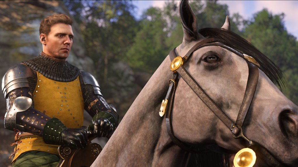 Heinrich auf seinem Pferd