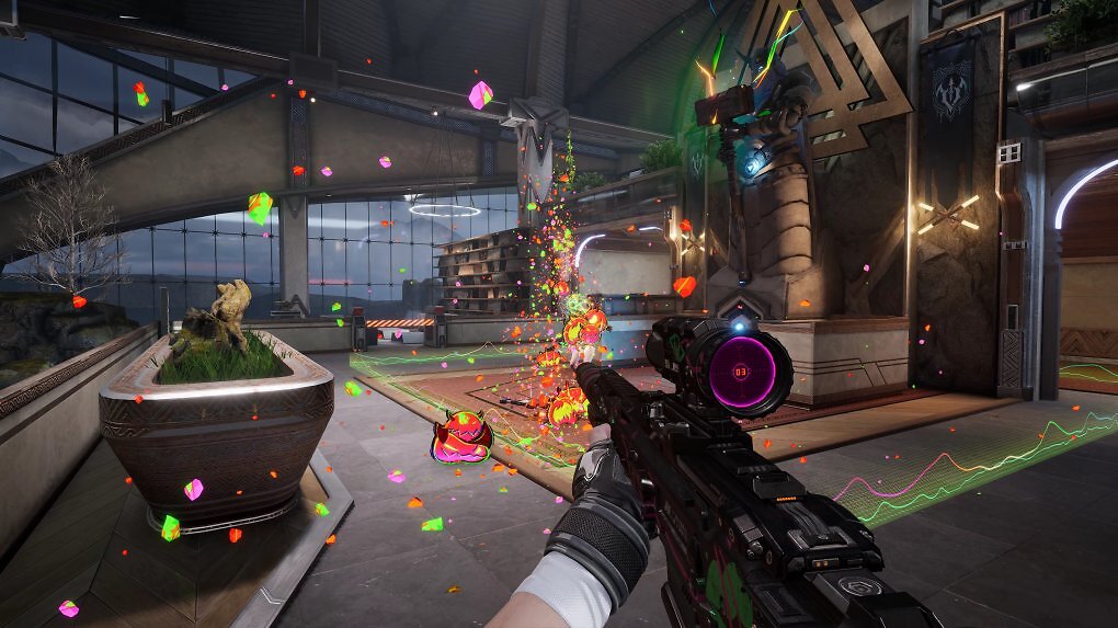 FragPunk EgoShooter sicht mit Gameplay