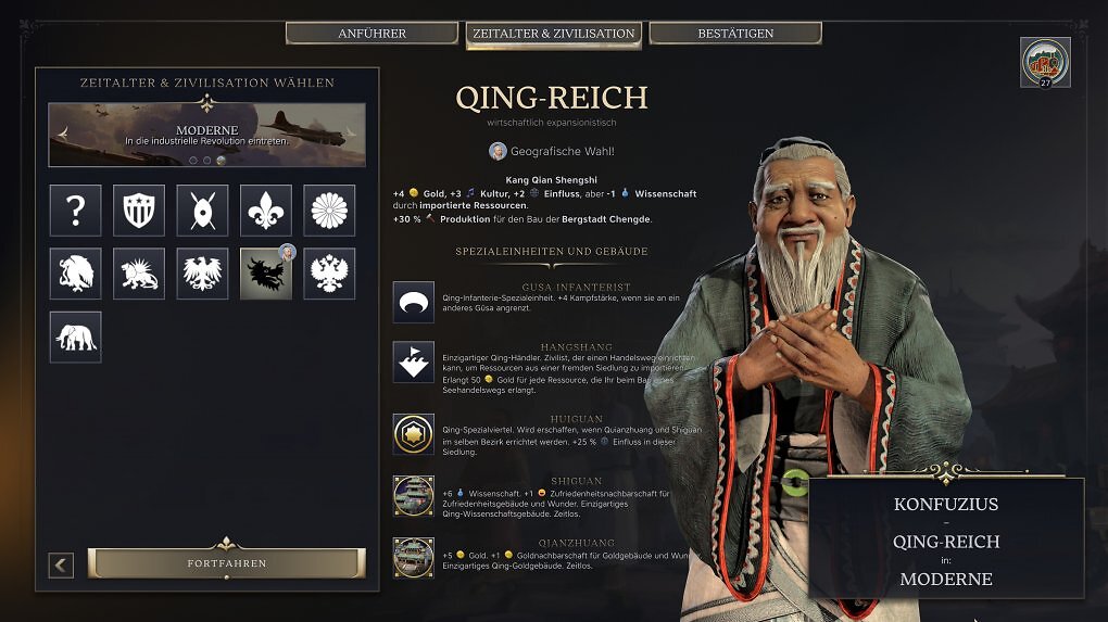 Die Zivilisation Qing-Reich