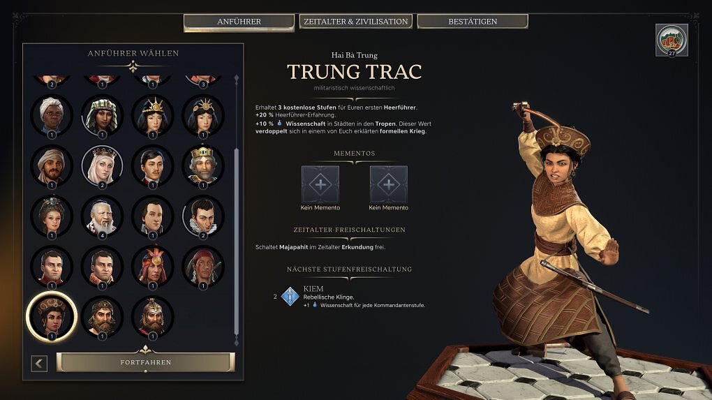 Anführerin Trung Trac