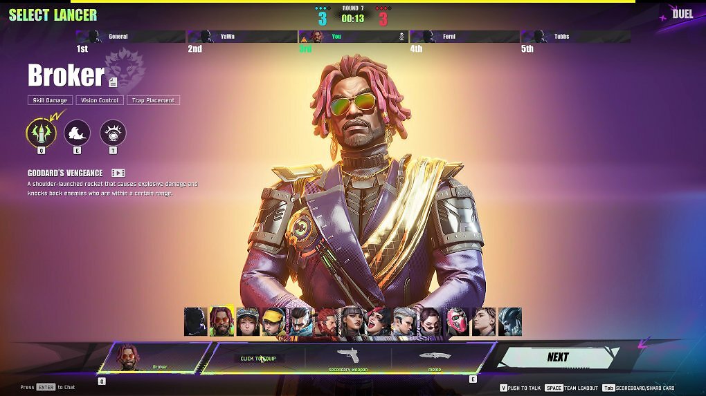 FragPunk Spielbarer Held: Broker
