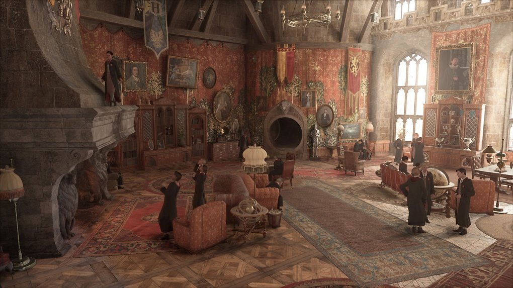 Der Gemeinschaftsraum von Gryffindor in Hogwarts Legacy