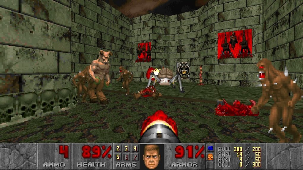 Einfach unverwüstlich: Das Gameplay von Doom hat die Jahrzehnte überdauert.