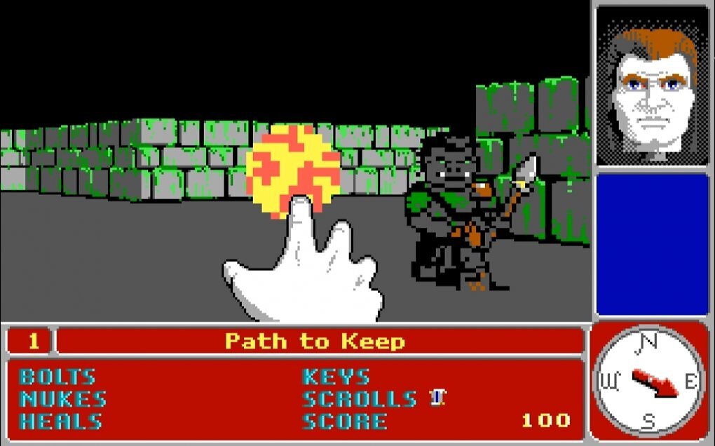 Für Catacomb 3D entwickelt John Carmack seine Engine deutlich weiter.