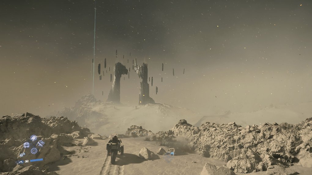Das Plattentor in Mexiko in Death Stranding 2.
