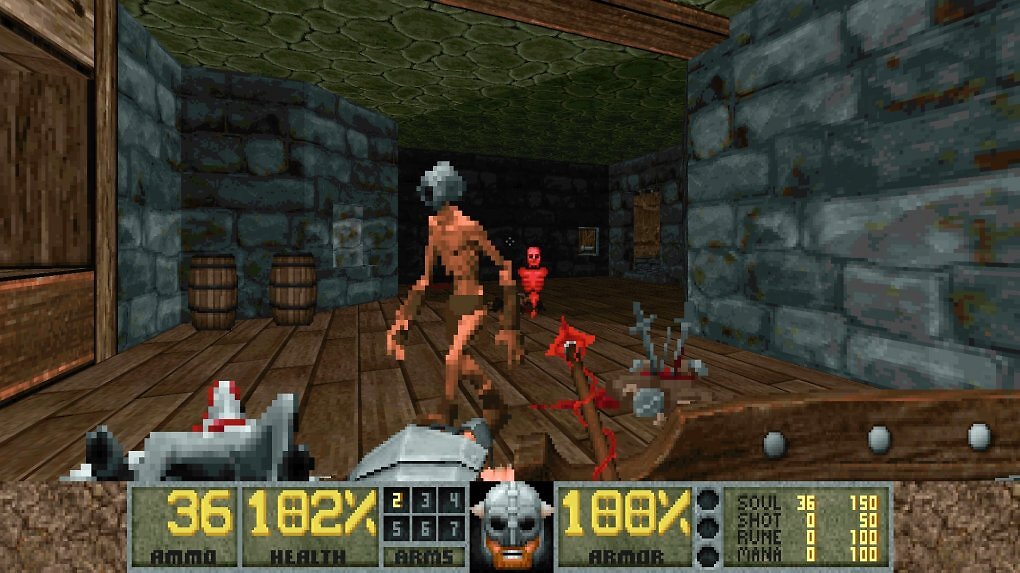 Rekkar ist eine der vielen Total Conversions, die mit der Doom Engine völlig neue Spielerlebnisse liefern.