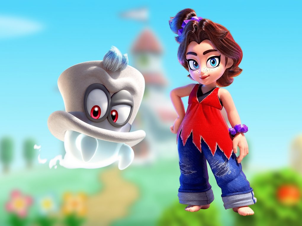 Cappy und Pauline nebeneinander.