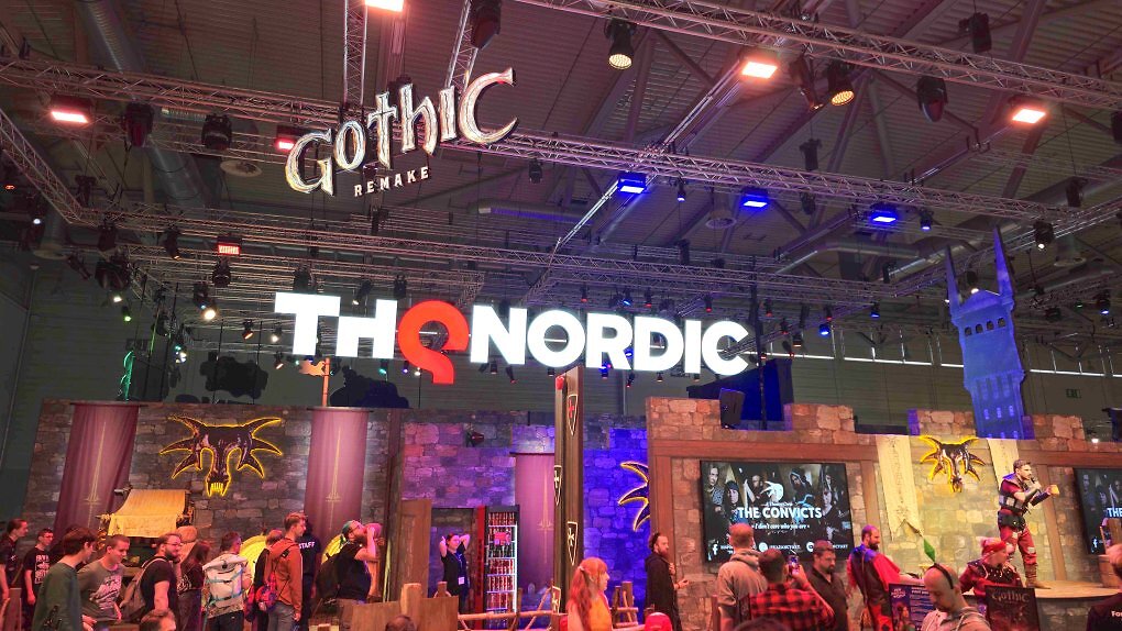 Der Stand von THQ Nordic auf der gamescom 2025