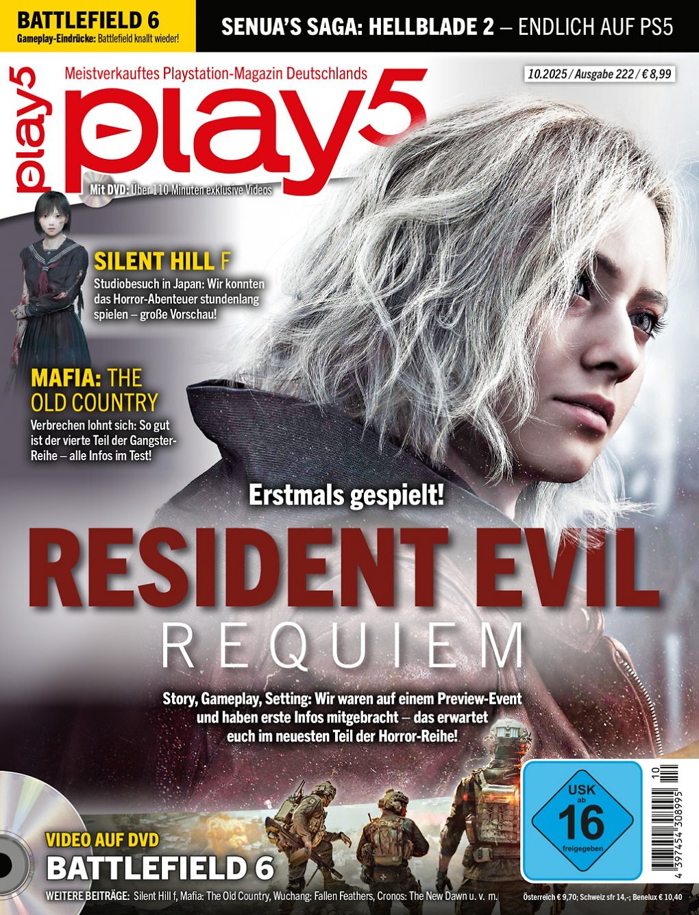 Das Cover der play5 10/25