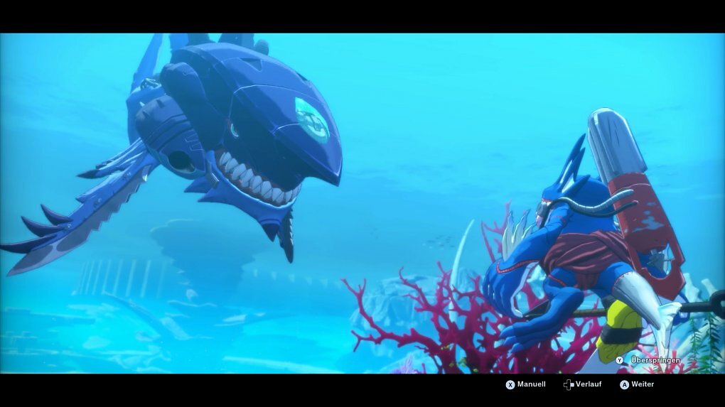 Sharkmon gibt sich als nervigen Highschool-Bully