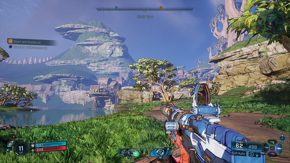 PS5: An den Häusern im Hintergrund fällt eine mangelnde Render-Reichweite auf.
