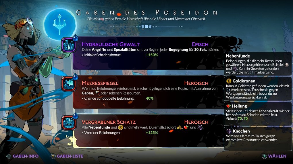 Hades 2 bietet deutlich mehr Göttergaben und Synergien als der erste Teil.