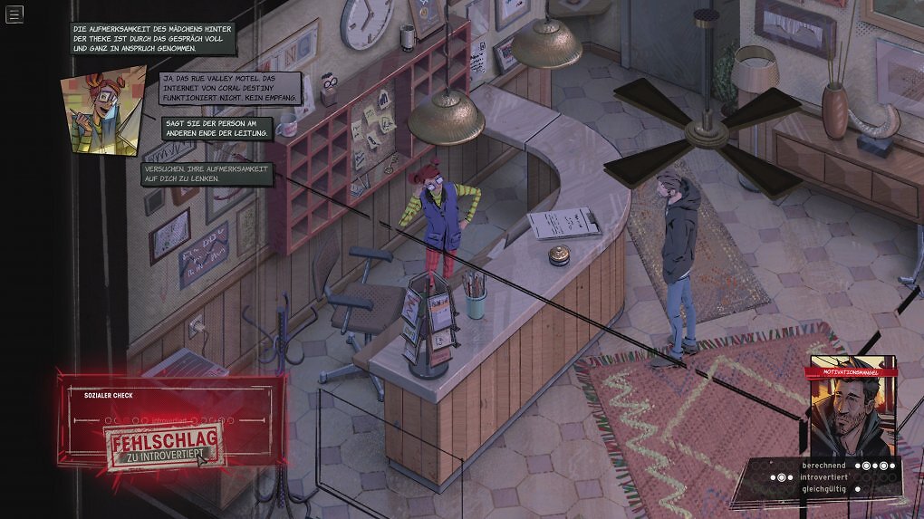 <i>'Zu introvertiert!' Um diese Info zu bekommen, hätte der Autor dieses Tests keinen sozialen Check in einem Indie-RPG gebraucht.</i>