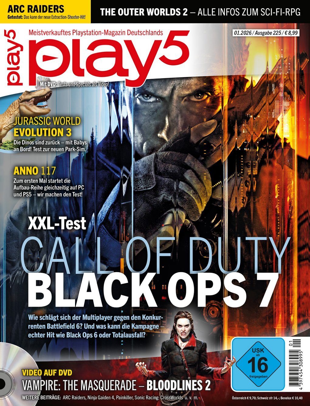 Das Cover der play5 01/26