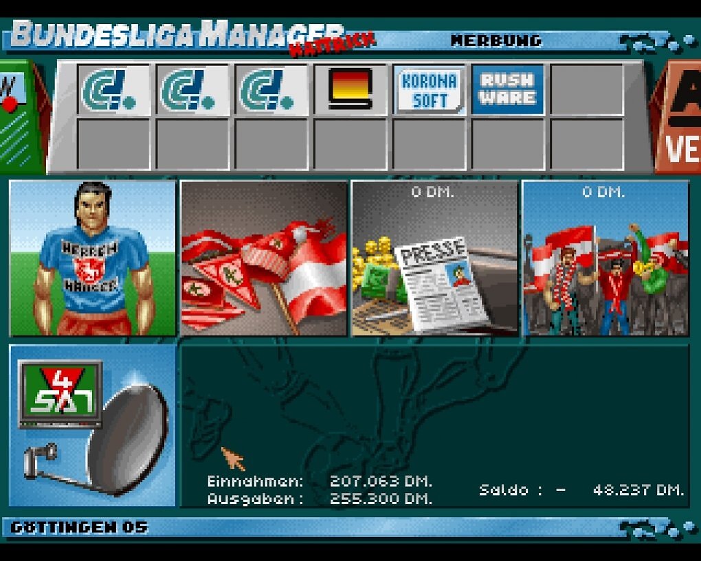 Bundesliga Manager Hattrick markierte 1994 den Höhepunkt der beliebten Reihe.
