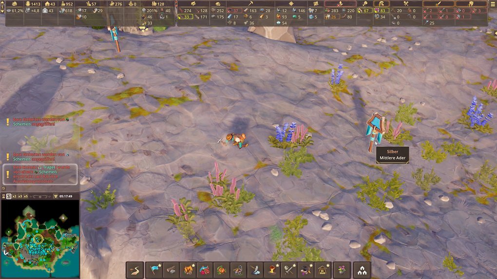 Geologen suchen in Bergbaugebieten nach Rohstoffvorkommen. Siedler-Fans kennen das ja.